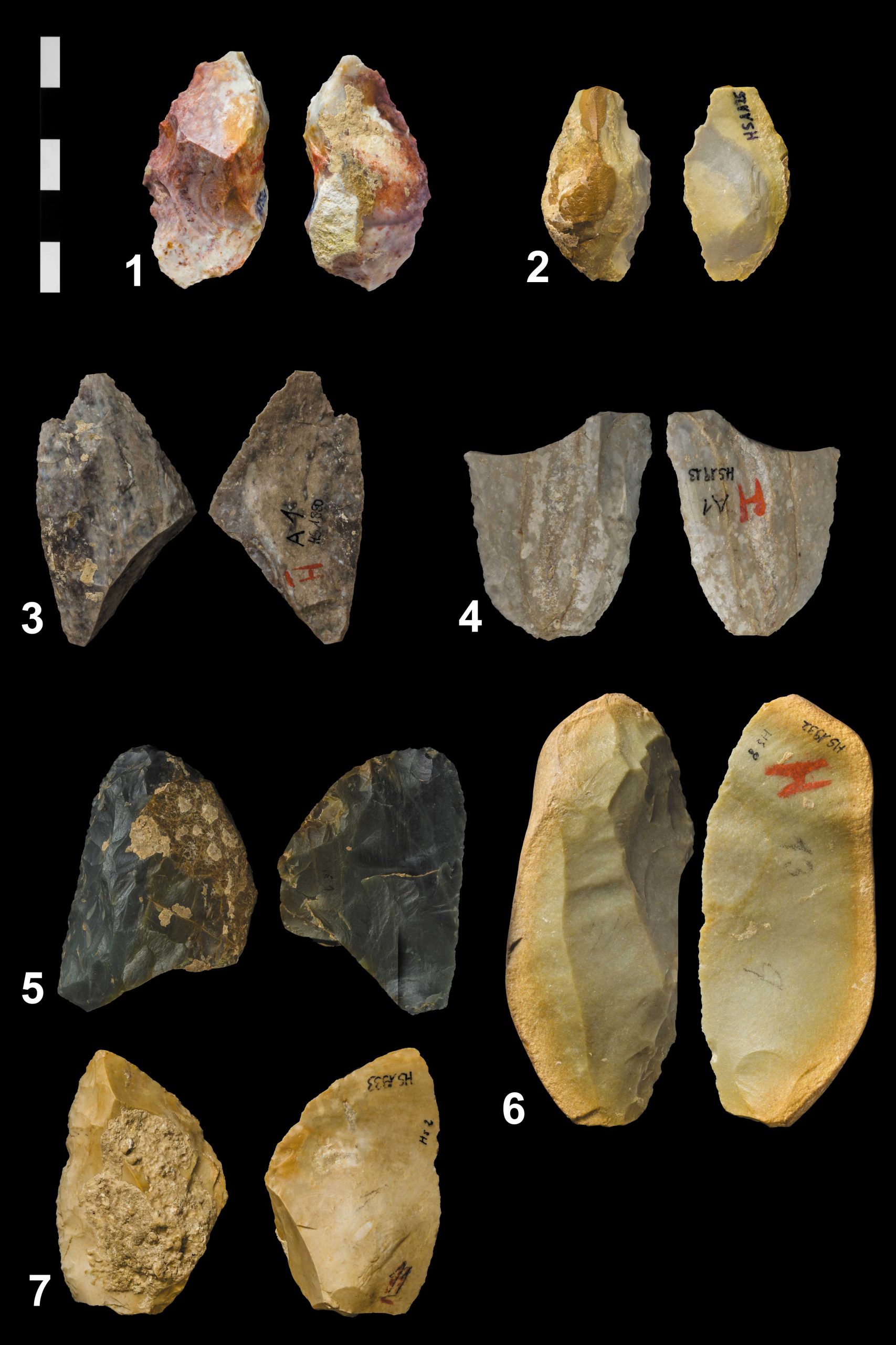 Flint Knapping - Spalling - Roots School