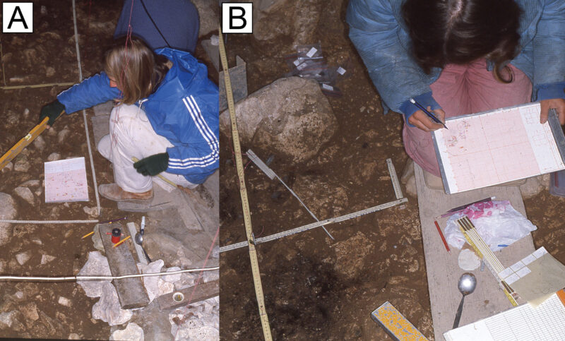 Funddokumentation im Jahr 1987 im Geißenklösterle