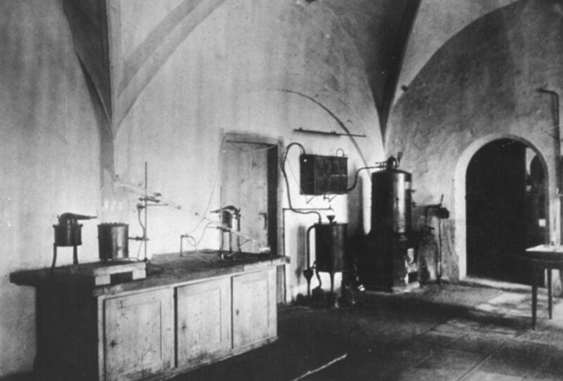 Friedrich Mieschers chemisches Laboratorium im Jahr 1879